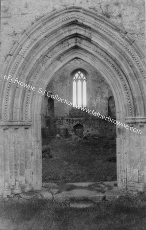 ATHASSEL PRIORY  DOORWAY FROM NAVE TO CHANCEL (CHOIR?)